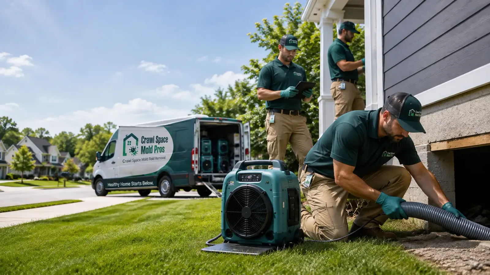 Crawl Space Mold Removal in Dundee, MI